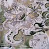 GREEN DRAGON.30X22.2009.MIXED MEDIA